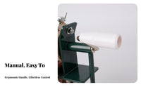 Sturdy Construction Hand Crank Yarn Winder Stable Base Manual Yarn Winder Easy Setup Winding Machine Low Noise for Knitters, Crocheters, Weavers, Home Use, Craft Room