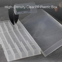 Plastic Drill Bit Organizer Box with Compartments