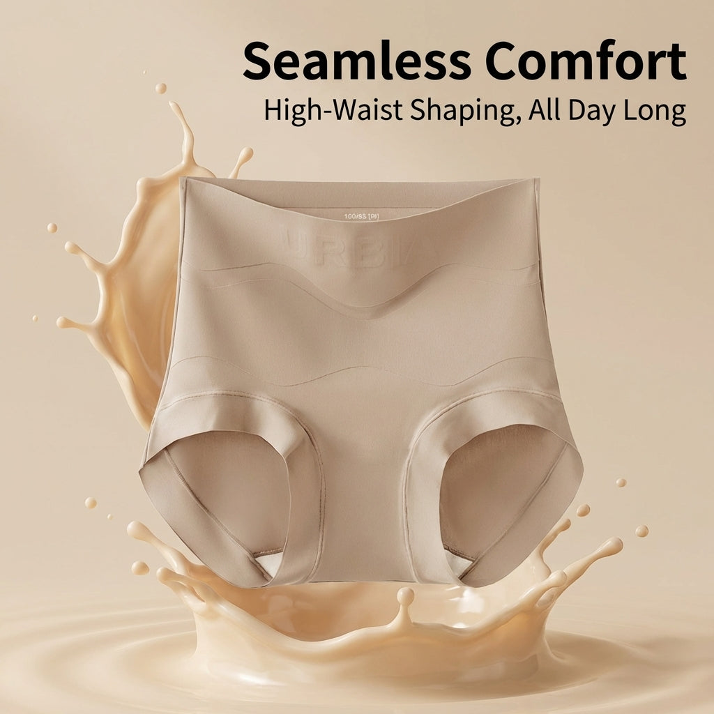 Women's High Waist Seamless Knickers for Invisible Fit, Postpartum Essentials Multipack with Gusset Panel