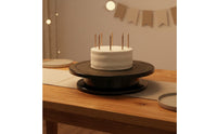 Effortless 360° Rotation Cake Turntable Set Non-Slip Base Rotating Cake Stand with Decorating Tools Stainless Steel Spatulas Icing Piping Kit with Turntable All-in-Complete for Beginners, Professionals, Bakers, Bakery, Birthday Party