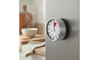 Kitchen Timer No Battery Needed Stainless Steel Timekeeping Timer Loud Alarm Timekeeping Device for Students, Cooking, Learning, Classroom