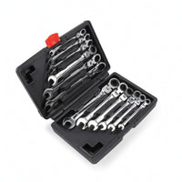 12 Pieces Wrench Set with Case Vanadium   Steel Combination Wrench Set Resistant Hand Tools for Diyers, Auto Repair