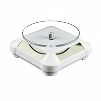 Multi Functional Solar Rotating Display Stand Solar Turntable Display Base 360 Degree Rotating Turntable for Livestreamers, Sellers, Livestream, Market Stall