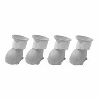 4 Pieces Non-Slip Sole Dog Rain Boots Soft and Flexible Waterproof Dog Booties Easy to Clean Waterproof Paw Covers All-Weather Protection for Small Dogs, Walking, Outdoor