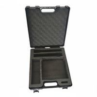 Large Capacity Plastic Equipment Carrying Case Comfortable Carry Handle Hard Carrying Case Secure Latches PP Plastic Storage Briefcase Shock-Resistant-Resistant for Musicians, Technicians, Hobbyists, Travel, Workshop, Job Site