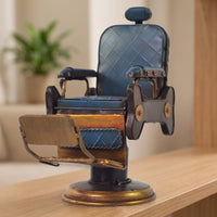 Miniature Barber Chairs Retro Barber Chairs Model Collectible Decor for Collectors