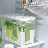Slim Refrigerator Drink Dispenser Odorless Fridge Water Dispenser Easy-Pour Leak-Proof for Families