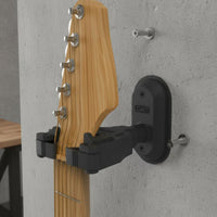 Silicone Padded Self-Locking Guitar Hanger Heavy Duty Wall Mount Guitar Hook for Music Room