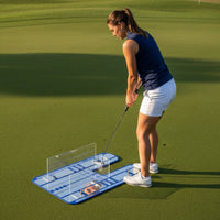 Golf Putting Alignment Mirror Posture Correction Golf Putting Mirror Reflective Surface Putter Practice Tool for Beginners, Home
