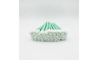 50 Pieces Rectangular Foam Cleaning Swab Stick Soft Foam Swab with Plastic and Foam Handle Precision Professional for Technicians