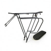 V-Style Brake Compatible Bike Rear Cargo Rack Sturdy Rear Rack with Pannier Guards Solid Universal for Commuters