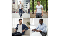Muscle Undershirt with Chest Padding Close-Fitting Padded Muscle Shirt Contoured Physique-Defining Undershirt for Men, Cosplayers, Cosplay