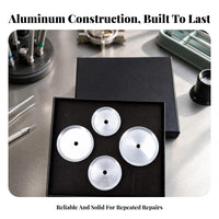 4 Pieces Watch Back Press Dies Controlled Pressing Aluminum Press Dies Easy to Use