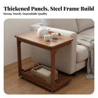 With Wheels Mobile Tea Brewing Mobile Tea Station Multi-Functional 3-Tier Rolling Shelf Space Saving Design Side Table Easy Assembly for Homeowners, Office Workers, Party Hosts, Living Room, Home, Reception Area, Kitchen