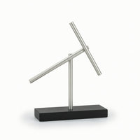 Kinetic Sculpture with Rectangular Base Modern Desktop Kinetic Sculpture Display Sleek Sophisticated for Office, Study