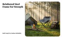 Foldable Design Collapsible Moon Chair Lightweight Camping Stool Easy Setup Outdoor gear sturdy for Art Students, Travelers, Fishing, Sketching, Picnics, Outdoors