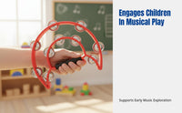Orff Percussion Tambourine Ring, Multi-Color, Party, KTV, Fun Accessory