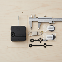 DIY Quartz Wall Clock Movement Kit with Metal Hands