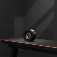 Roller Wheel with Bearing Replacement Rubber Coated Roller Heavy Duty for Technicians, Sliding Doors