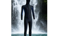 Hooded Wetsuit 3mm Full Body Wetsuit Thermal Full Body Diving Suit for Surfing, Spearfishing