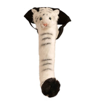 Soft Tiger Tail with Waist Strap Striped Wearable Tiger Costume Prop Authentic for Kids, Entertainers