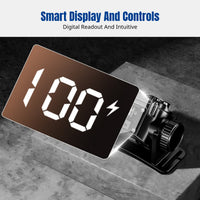 Headlamp, LED, rechargeable, ultra-bright, long battery life, night fishing, digital display, outdoor