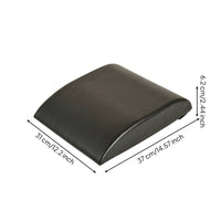 Ab Exercise Mat with Curved Cushion Supportive Ab Mat Abdominal Exercise Pad High-Density Foam Sit-up Helper Long-Lasting