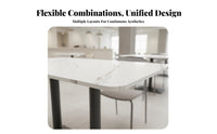 Wovensupport Booth and Chair Set Utilitarian Design Commercial Furniture Complete Dining Combination Cushisingled Seats