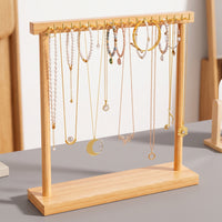 Necklace Holder with 18 Hooks Desktop Necklace Display Stand with Hooks Bracelet Hanger for Vanity