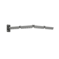 Wall Hanger with Folding Arm Foldable Wall-Mounted Clothes Rack Fold-Away Garment Rack for Apartment