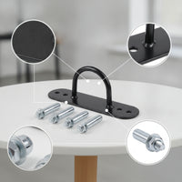 Heavy-Duty Fitness Anchor Bracket Firm Wall Anchor with Loop Secure Aerial Fitness Swing Mount Premium for Athletes