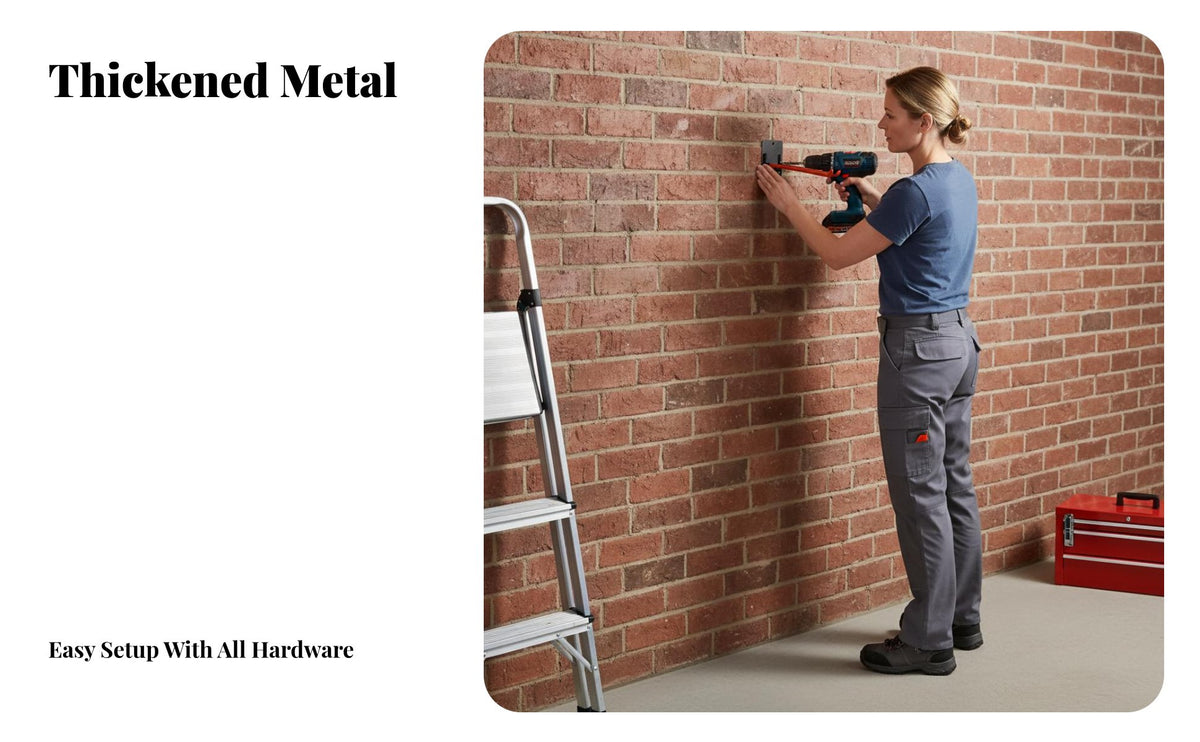 Wall Mounted Tool Holder Versatile Wall Mount Tool Holder Multifunctional Garage Rack for Gardeners, Homeowners, Shed, Basement, Workshop