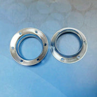 E27 Lamp Holder for Secure DIY Lighting Projects, Iron E27 Fitting with Flange, Smooth Non-Threaded Design, Lampshade Reducer Ring Pack