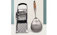 2 Pieces Spaetzle Maker Set Rust-Resistant Pastry Press and Colander Dishwasher Empanada Maker for Home Cooks