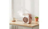 Humidifying Mini Air Cooler with Handle Personal Mini Air Cooler Cool Mist Portable Cooling Fan Quiet for Office Workers