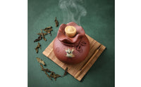 Frog Tea Pet Yixing Clay Drawstring Pouch Figurine Reddish Brown   Figurine