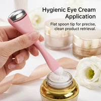Cooling Roller for Face Massage Cream Application, Manual Facial Set with Stainless Steel, Non Electric Tools for Skincare Lovers