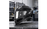 Full Face | Carbon-Fiber-Style, Aerodynamic, Full Face Helmet with Visor, for Road Riding