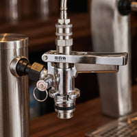 Keg Coupler with Lever Handle Reliable Keg Coupler with Pressure Relief Release Mechanism Beer Dispenser for Homebrewers Workstations