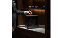 Wooden 4 Watch Winder Carbon-Fiber Automatic Watch Winder Box Quiet Organizer Luxury for Dresser