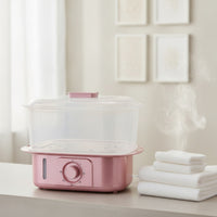 Towel Warmer with Transparent Cover Countertop Towel Heating Cabinet Compact Hygiene Device for Salons, Spa Area, Massage Parlor