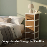 Installationassembly-no-assembly Wheeled Storage Tower Multitier Rolling Storage Cart Space-Saving Design Drawer Cabinet sturdy for Renters, Homeowners, Students, Bedroom, Narrow Spaces, Living Room, Bathroom