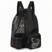 Lightweight Swim Bag with Wet Pocket Adjustable Straps Wet Pocket Backpack Sturdy Beach Sackpack for Swimming