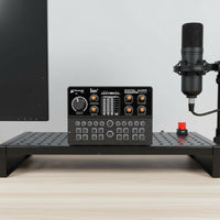 Bluetooth Wireless Accompaniment Live Stream Sound Card Noise Reduction Voice Changer Mixer Multi-Channel Control Karaoke Audio Mixer Compatible with Multiple Devices for Streamers, Singers, Podcasters, Recording, Gaming