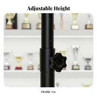 Holds 45+ Medals Adjustable Medal Display Stand No-Drill Installation Adjustable Height Medal Stand Polished Finish for Athletes, Award Room
