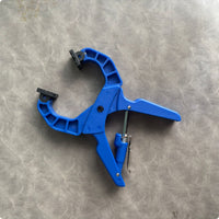 A-Shaped Clamp Metal Coil Lever Woodworking Clamp Black Contact Pads