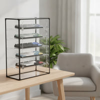 Keyboard Storage Cabinet Desktop Keyboard Display Desktop areaSaving Acrylic Display Case with Lock