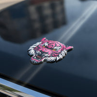 3D Tiger Head Emblem Self-Adhesive Tiger Head Badge Peel and Stick for Fuel Tank