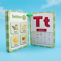 30 Pieces Double-Sided Alphabet Learning Cards Uppercase and Lowercase Letters Alphabet Flash Cards Early Literacy Cognitive Flashcards Rounded Corners for Children