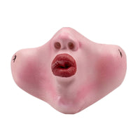 Half Face Pig Face Covering Exaggerated Latex Half Mask One Size Fits All for Adults, Pranksters, Costume Parties
